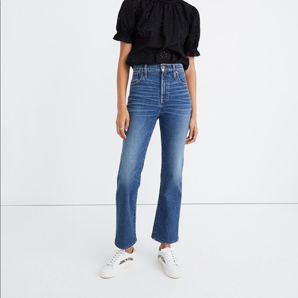 NWT Madewell Slim Demi-Boot Jeans Sundale Wash